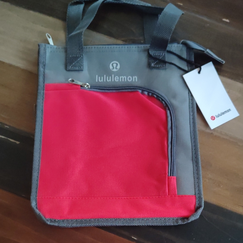 lululemon athletica Charcoal and Crimson Men's Tote